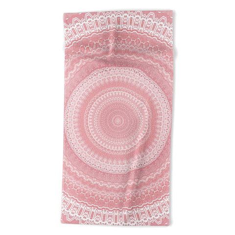 Sheila Wenzel-Ganny Boho Pink Mandala Beach Towel
