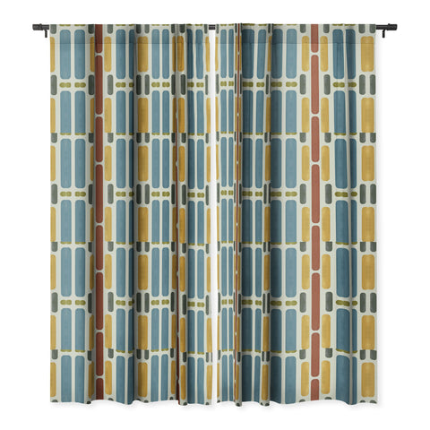 Sheila Wenzel-Ganny Bold Strokes Blackout Window Curtain
