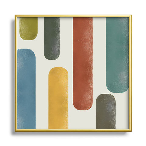 Sheila Wenzel-Ganny Bold Strokes Metal Square Framed Art Print