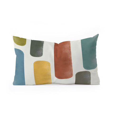 Sheila Wenzel-Ganny Bold Strokes Oblong Throw Pillow
