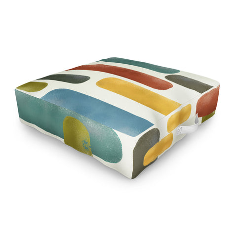 Sheila Wenzel-Ganny Bold Strokes Outdoor Floor Cushion
