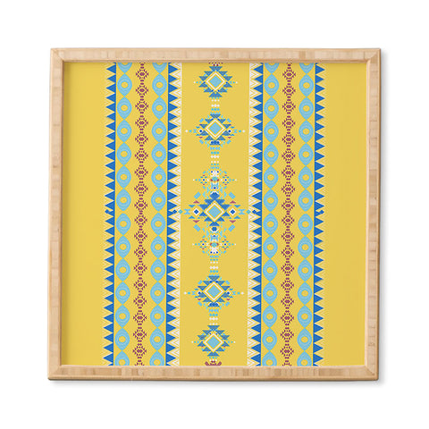 Sheila Wenzel-Ganny Bright Boho Tribal Pattern Framed Wall Art