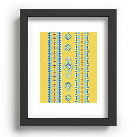 Sheila Wenzel-Ganny Bright Boho Tribal Pattern Recessed Framing Rectangle