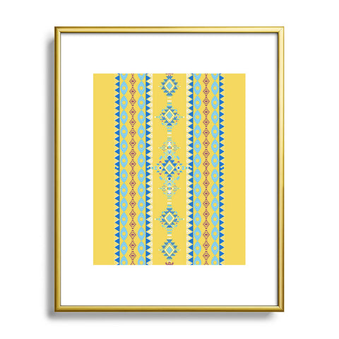 Sheila Wenzel-Ganny Bright Boho Tribal Pattern Metal Framed Art Print