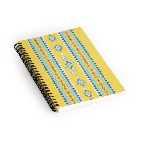 Sheila Wenzel-Ganny Bright Boho Tribal Pattern Spiral Notebook