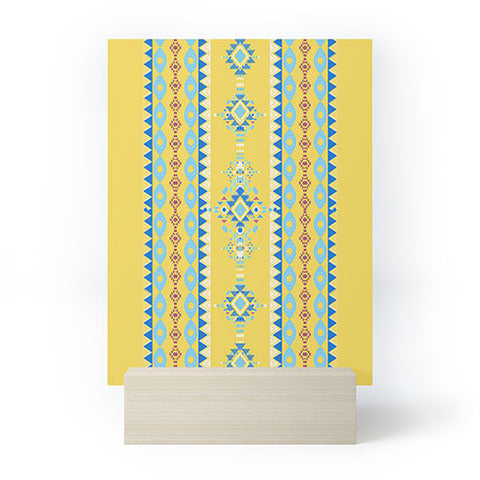 Sheila Wenzel-Ganny Bright Boho Tribal Pattern Mini Art Print