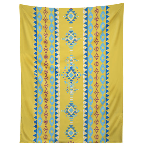 Sheila Wenzel-Ganny Bright Boho Tribal Pattern Tapestry