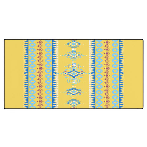 Sheila Wenzel-Ganny Bright Boho Tribal Pattern Desk Mat