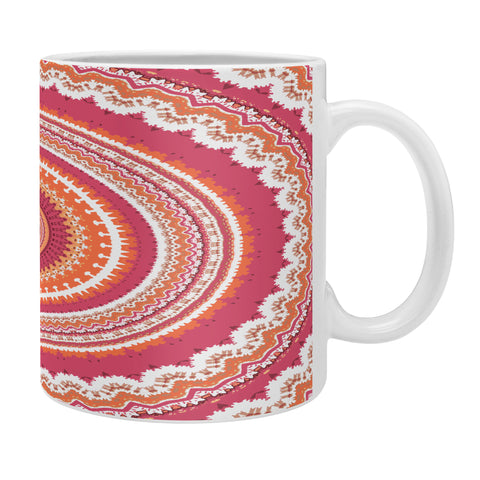 Sheila Wenzel-Ganny Bright Pink Coral Mandala Coffee Mug