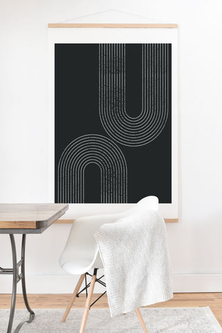 Sheila Wenzel-Ganny Chalk Brush Rainbows Art Print And Hanger