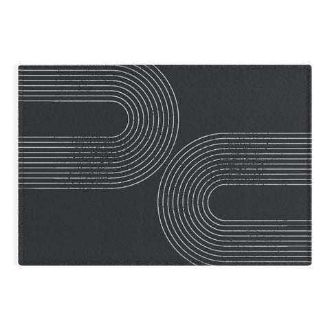 Sheila Wenzel-Ganny Chalk Brush Rainbows Outdoor Rug