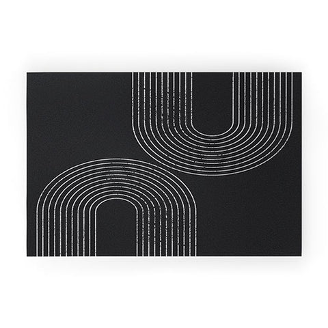 Sheila Wenzel-Ganny Chalk Brush Rainbows Welcome Mat