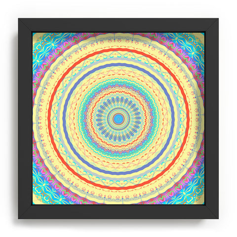 Sheila Wenzel-Ganny Colorful Fun Mandala Recessed Framing Square