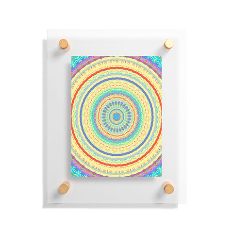 Sheila Wenzel-Ganny Colorful Fun Mandala Floating Acrylic Print