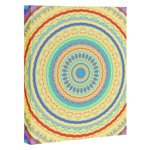 Sheila Wenzel-Ganny Colorful Fun Mandala Art Canvas