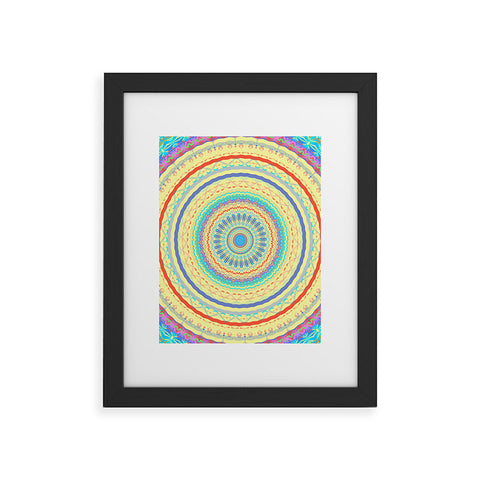 Sheila Wenzel-Ganny Colorful Fun Mandala Framed Art Print