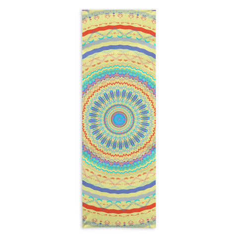Sheila Wenzel-Ganny Colorful Fun Mandala Yoga Towel