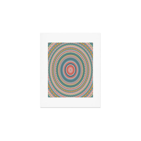 Sheila Wenzel-Ganny Colorful Pastel Mandala Art Print