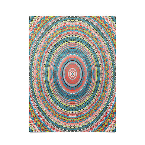 Sheila Wenzel-Ganny Colorful Pastel Mandala Poster