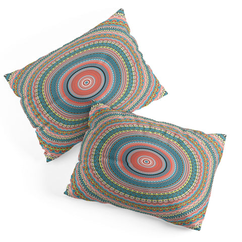 Sheila Wenzel-Ganny Colorful Pastel Mandala Pillow Shams