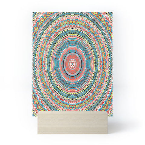 Sheila Wenzel-Ganny Colorful Pastel Mandala Mini Art Print