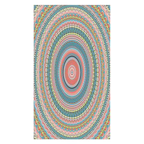 Sheila Wenzel-Ganny Colorful Pastel Mandala Tablecloth