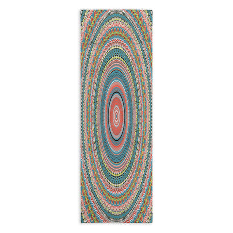 Sheila Wenzel-Ganny Colorful Pastel Mandala Yoga Towel