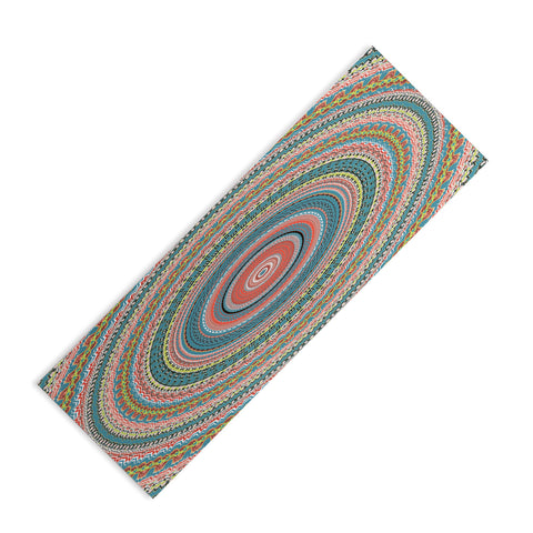 Sheila Wenzel-Ganny Colorful Pastel Mandala Yoga Mat