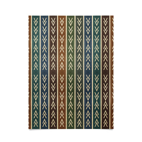 Sheila Wenzel-Ganny Colorful Tribal Mudcloth Poster