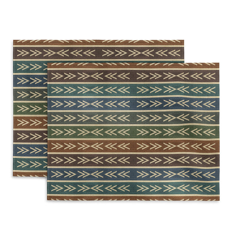 Sheila Wenzel-Ganny Colorful Tribal Mudcloth Placemat