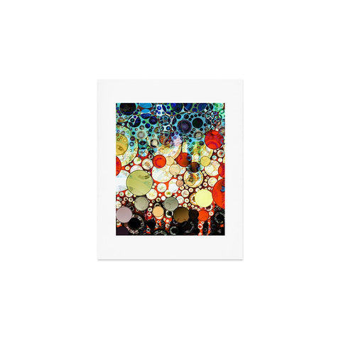 Sheila Wenzel-Ganny Contemporary Blue Bubble Art Print