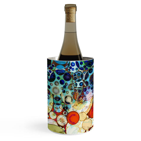 Sheila Wenzel-Ganny Contemporary Blue Bubble Wine Chiller