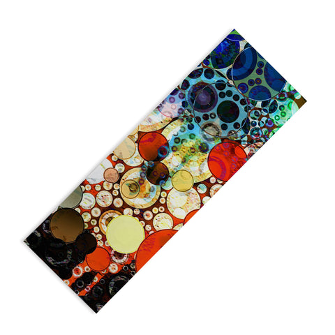 Sheila Wenzel-Ganny Contemporary Blue Bubble Yoga Mat