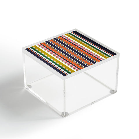 Sheila Wenzel-Ganny Contemporary Bold Stripes Acrylic Box