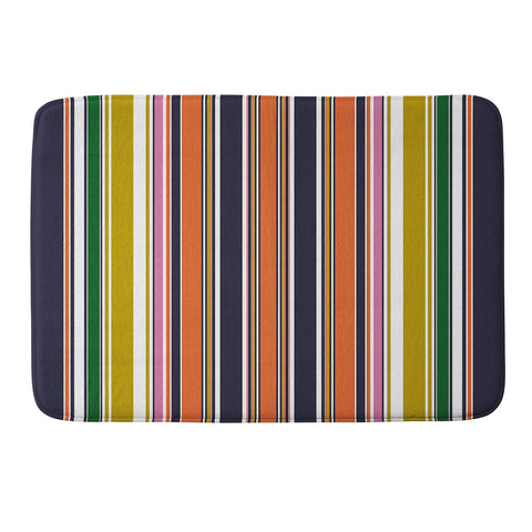 Sheila Wenzel-Ganny Contemporary Bold Stripes Memory Foam Bath Mat
