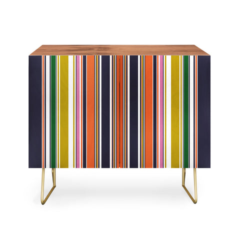 Sheila Wenzel-Ganny Contemporary Bold Stripes Credenza