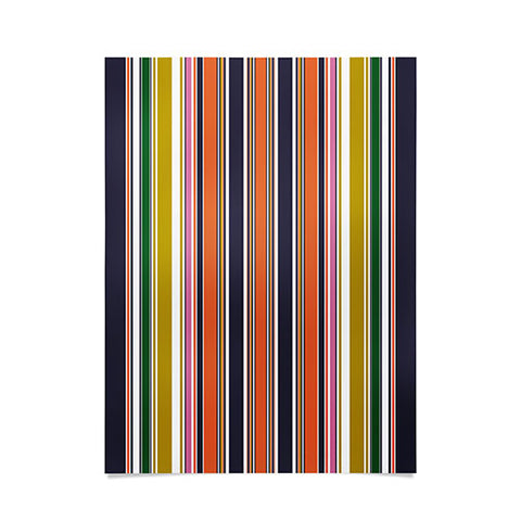 Sheila Wenzel-Ganny Contemporary Bold Stripes Poster