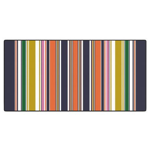 Sheila Wenzel-Ganny Contemporary Bold Stripes Desk Mat