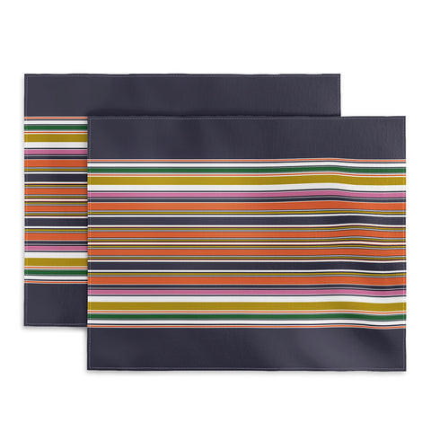 Sheila Wenzel-Ganny Contemporary Bold Stripes Placemat