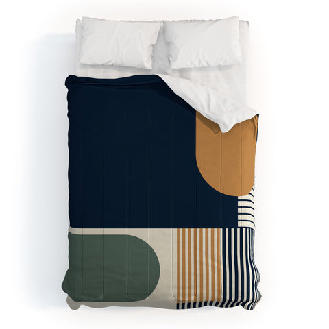 Sheila Wenzel-Ganny Cool Color Palette Pattern Comforter
