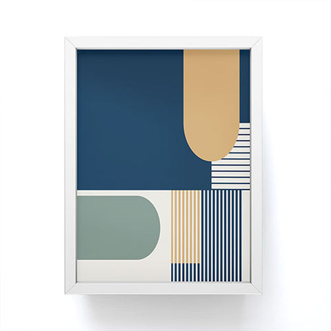 Sheila Wenzel-Ganny Cool Color Palette Pattern Framed Mini Art Print
