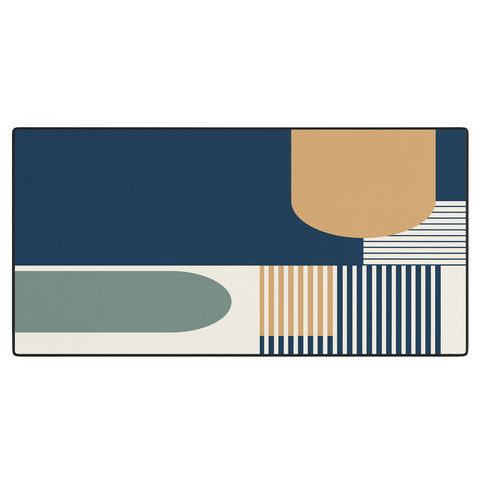 Sheila Wenzel-Ganny Cool Color Palette Pattern Desk Mat