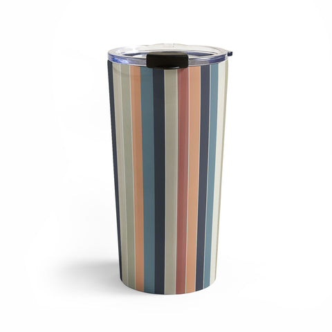 Sheila Wenzel-Ganny Cool Color Palette Stripes Travel Mug