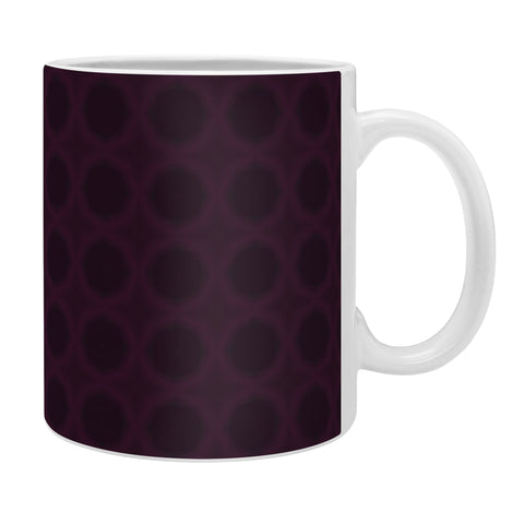 Sheila Wenzel-Ganny Dark Merlot Circle Design Coffee Mug