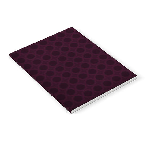 Sheila Wenzel-Ganny Dark Merlot Circle Design Notebook