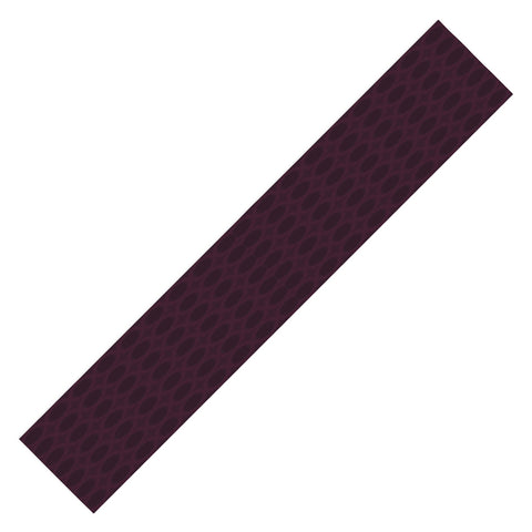 Sheila Wenzel-Ganny Dark Merlot Circle Design Table Runner