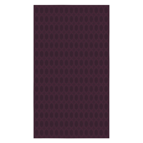 Sheila Wenzel-Ganny Dark Merlot Circle Design Tablecloth