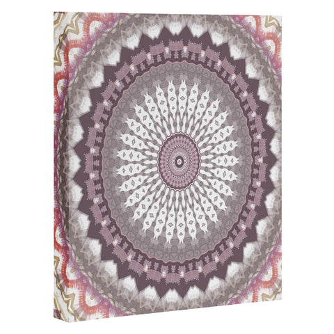 Sheila Wenzel-Ganny Delicate Pink Lavender Mandala Art Canvas