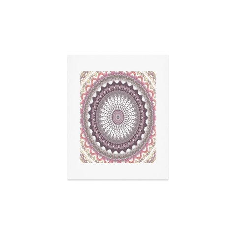 Sheila Wenzel-Ganny Delicate Pink Lavender Mandala Art Print
