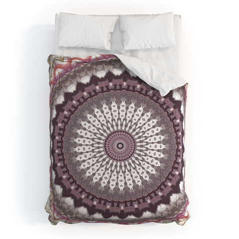 Sheila Wenzel-Ganny Delicate Pink Lavender Mandala Comforter